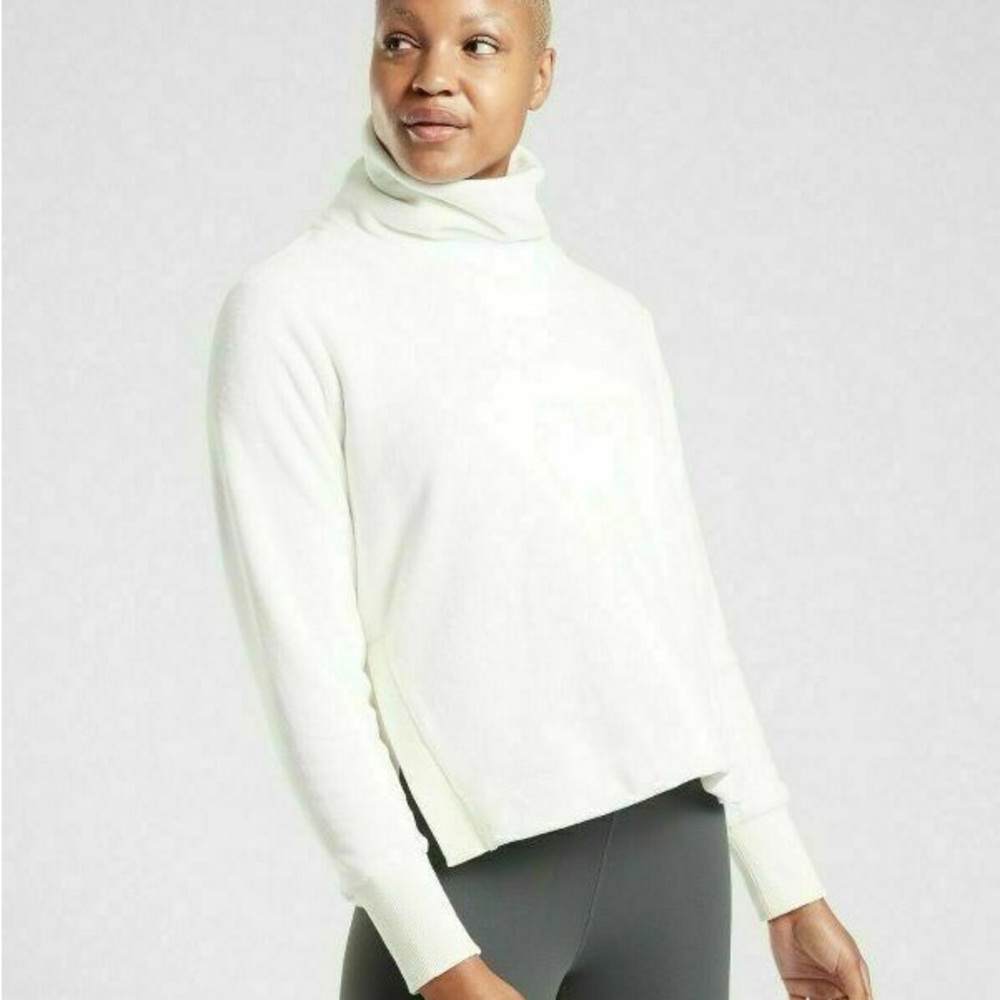 Athleta Double Cozy Karma Funnel Neck Sweater